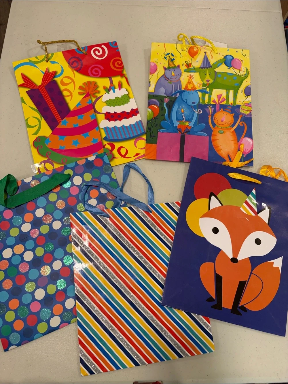 8 Birthday Gift Bags